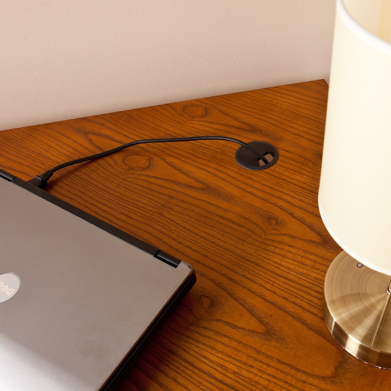 Porch & Den Crescent Mission-style Corner Desk