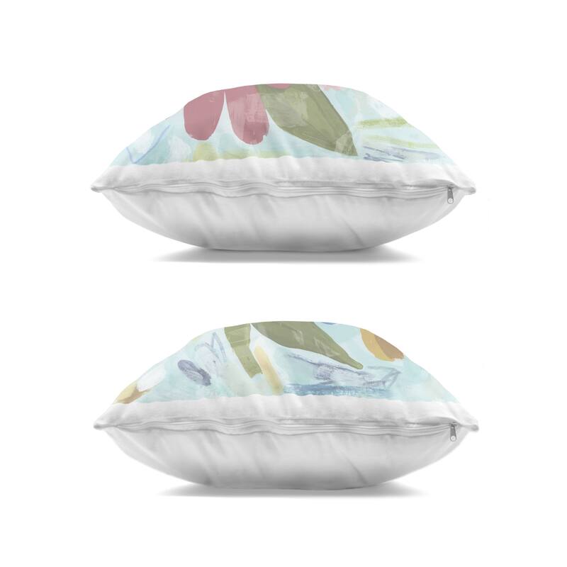 Stupell Eclectic Flower Bundles Decorative Printed Throw Pillow Design by June Erica Vess (Set of 2)