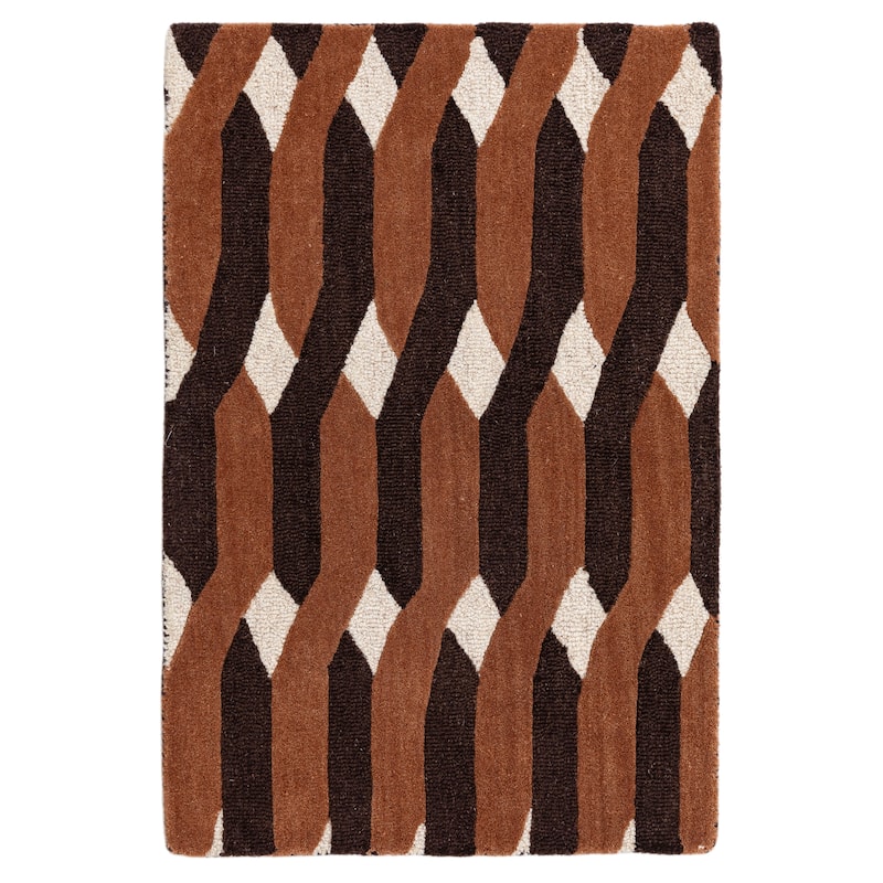 Terra by Obeetee Retro Allure Rug - Straw Stripe - 2' x 3'