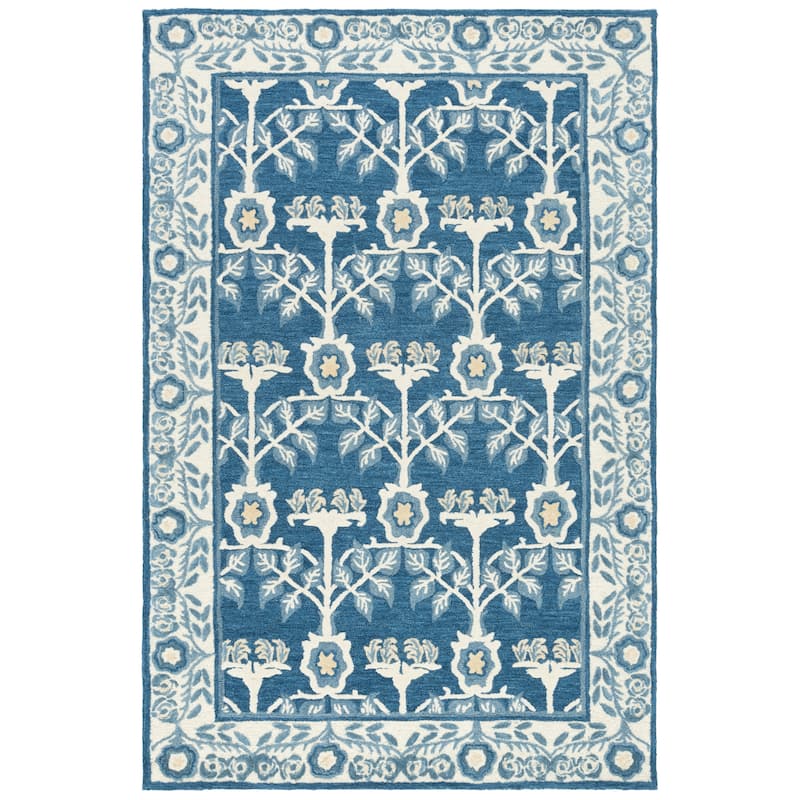 SAFAVIEH Handmade Earthly Treasure Aurelija Traditional Wool Rug
