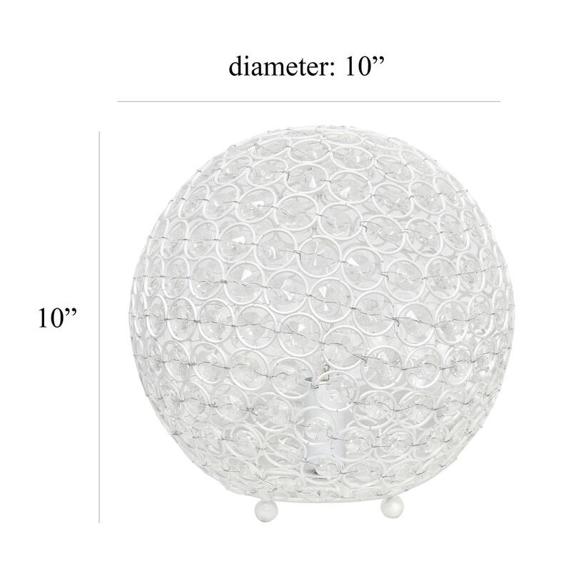 Crystal Ball Sequin Table Lamp