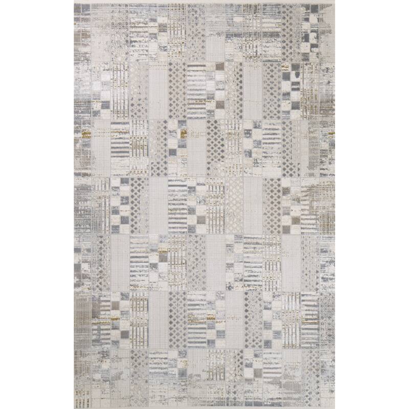 Bashian Beau Iv/Beige Transitional Area Rug