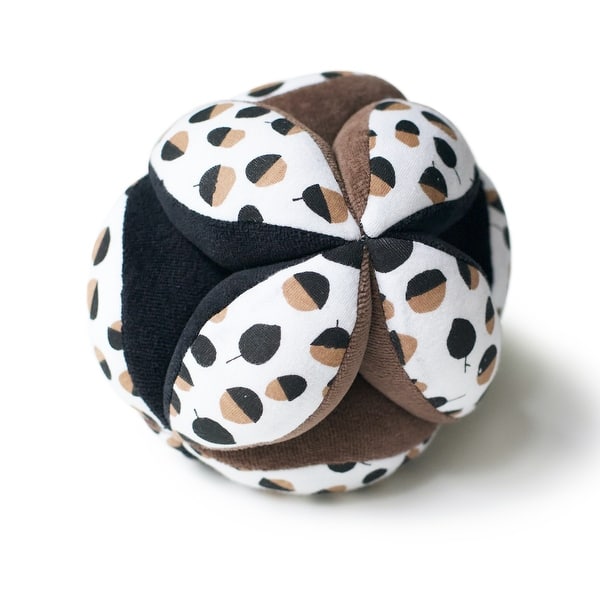 slide 2 of 4, Wee Gallery Sensory Clutch Ball - Acorns