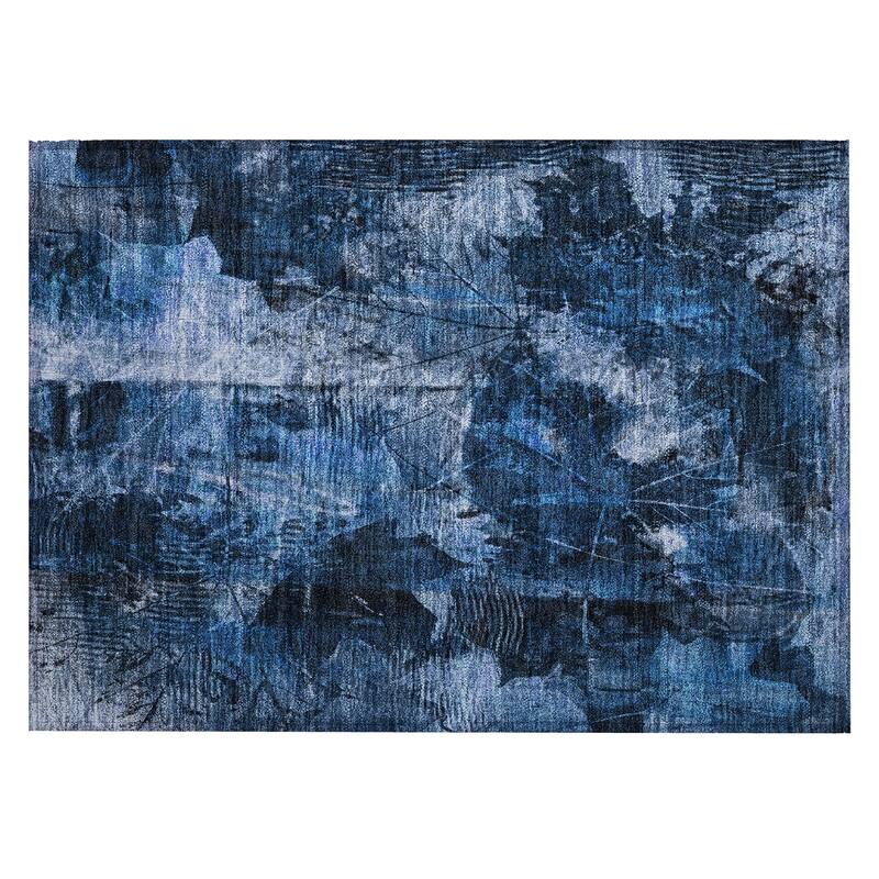 Machine Washable Indoor/ Outdoor Foilage Chantille Rug