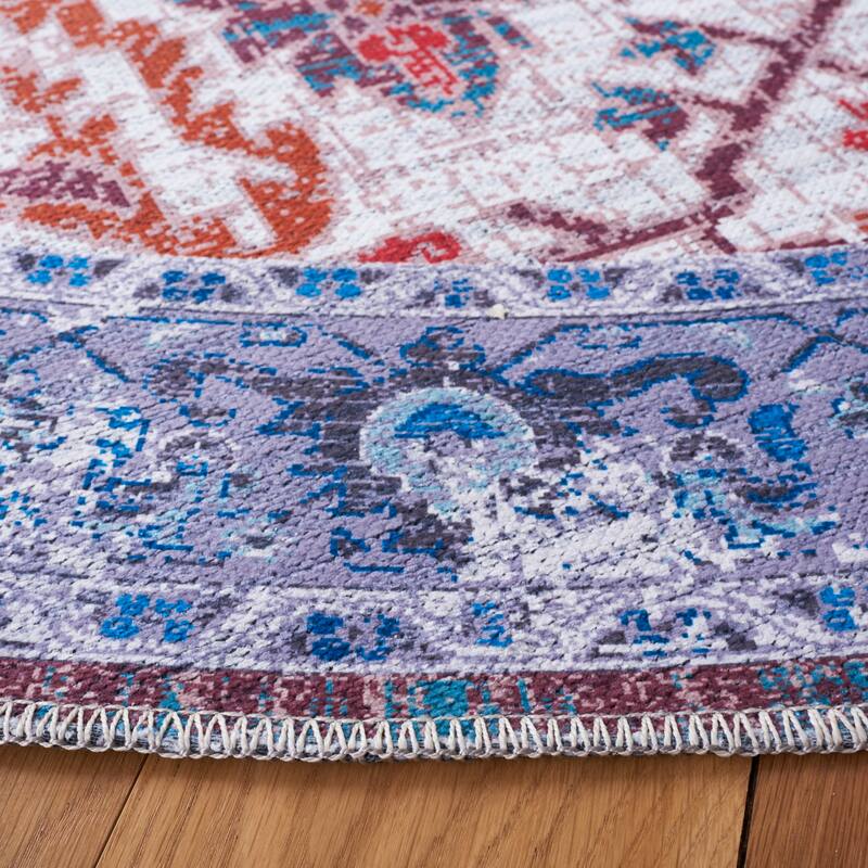 SAFAVIEH Serapi Machine Washable Nealie Shabby Chic Distressed Rug