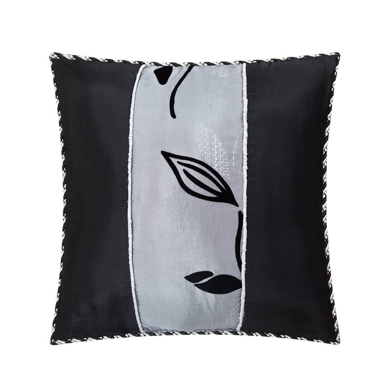 Nanshing Pandora Silver Leaf Pattern 7-Piece Comforter Set