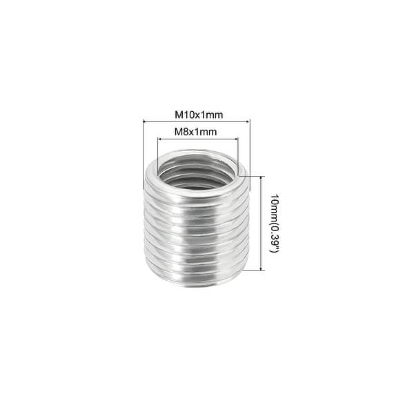 5pcs Thread Reducing Nuts Insert Male to Female Adapters 10mm Long ...