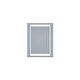 preview thumbnail 6 of 6, Innoci-USA Thalia LED Recessed Lighted Medicine Cabinet For Vanity Featuring Built-In Cosmetic Mirror 20" x 26" Left Hinge