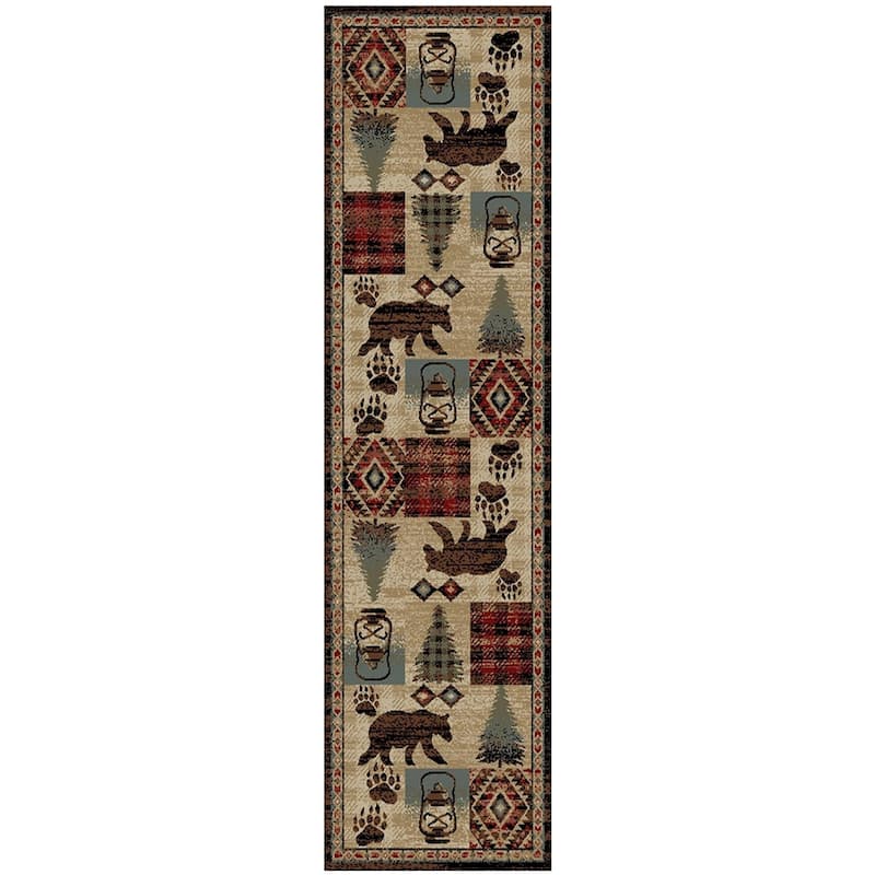 American Destination Lodge Panel Rug - 2'3"x7'7" - Multi