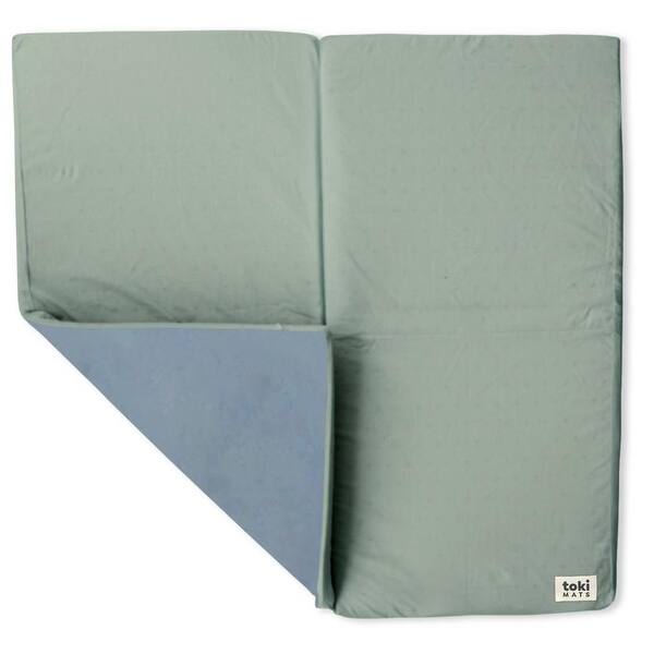 slide 2 of 3, Toki Kids, Sage + Breeze Padded Play Mat, Standard Size Standard