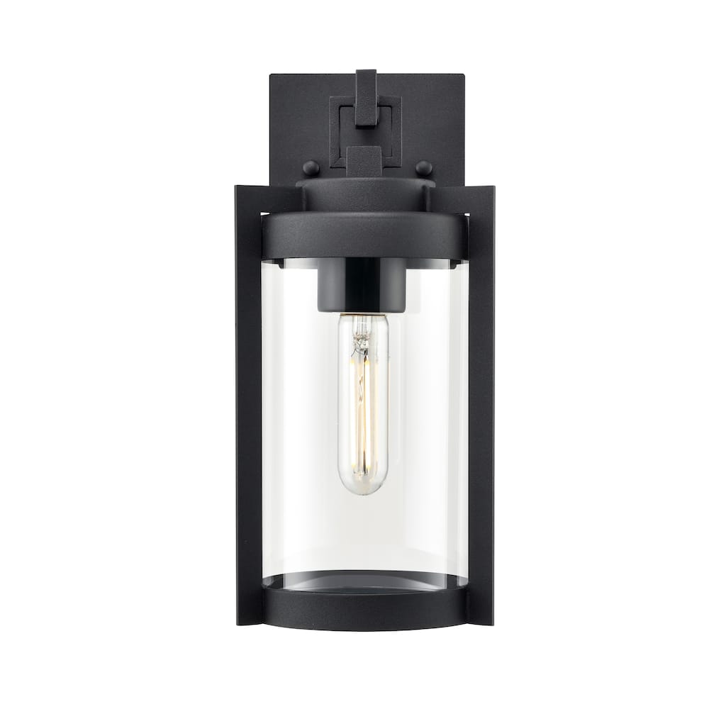 Millennium Lighting Ellway 1 Light Outdoor Wall Sconce in Textured Black