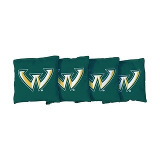 Wayne State University Warriors Green Cornhole Bags