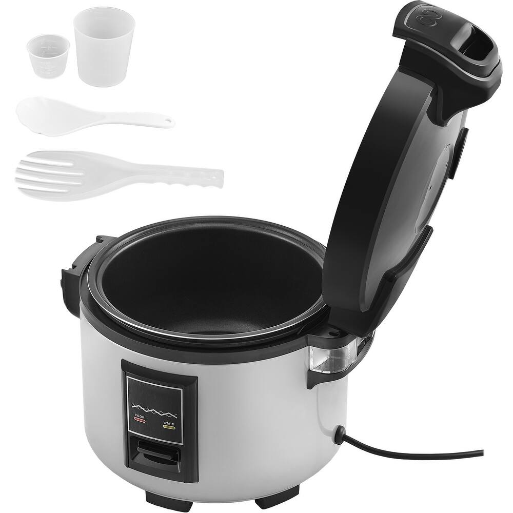Commercial Rice Cooker, Large Rice Cooker and Warmer with Nonstick Inner Pot, Fast Cooking and 12-Hour Keep Warm