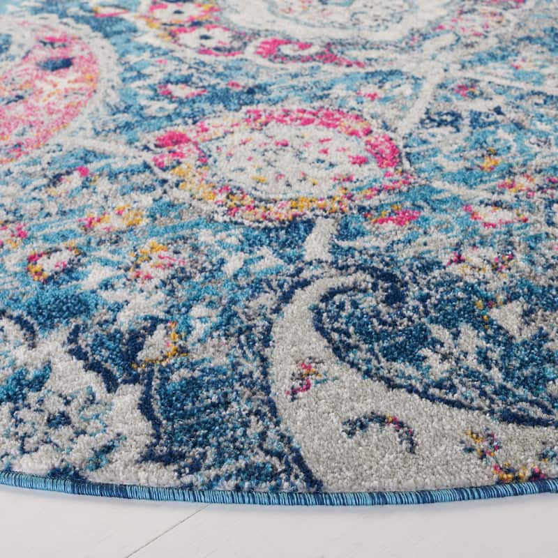 SAFAVIEH Madison Belle Boho Glam Paisley Pattern Area Rug