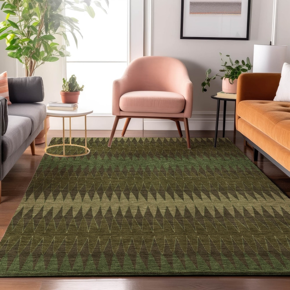 Premium Washable Super Soft Modern Ziggy Mayfield Rug