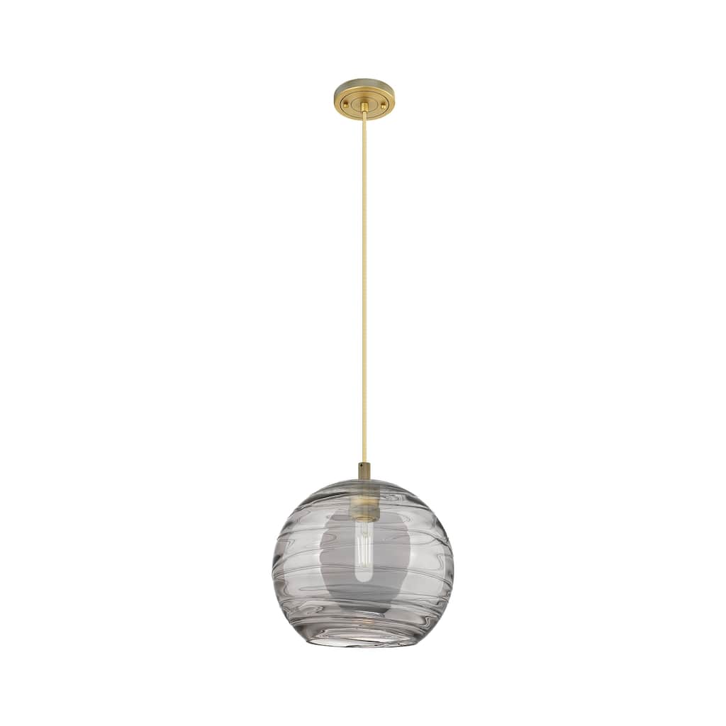 Innovations Lighting Downtown Urban - Crown Point - 1 Light 10" Athens Deco Swirl Cord Hung Pendant