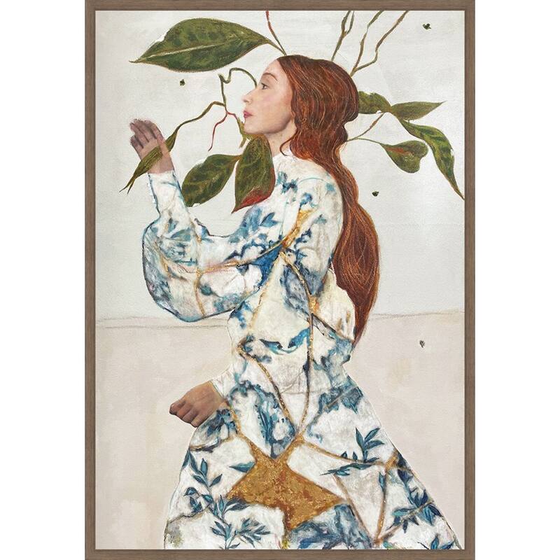 Le Voyage Fantastique No. 3 by Karenina Fabrizzi Framed Canvas Wall Art Print