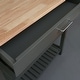 preview thumbnail 13 of 37, 2-shelf Natural Solid Wood Top Kitchen Island - N/A