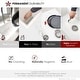 preview thumbnail 23 of 42, STYLISH 25 inch Single Bowl Dual Mount Composite Granite Utility Sink