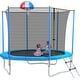 preview thumbnail 2 of 17, 8FT Trampoline for Kids with Safety Enclosure Net