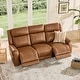 preview thumbnail 46 of 85, Leo Power Wall Hugger Reclining Sofa with Multi-Function Console