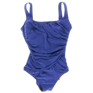 Calvin Klein Women's Pleat-front Solid Swim Dress - 14093830 ...