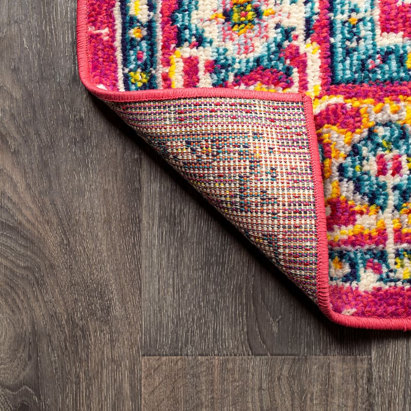 JONATHAN Y Audrey Geometric Medallion Area Rug