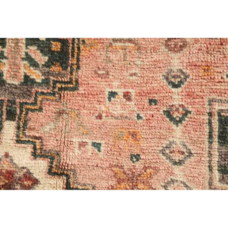 Qashqai Persian Vintage Area Rug Handmade Tribal Wool Carpet - 3'9"x 5'7"