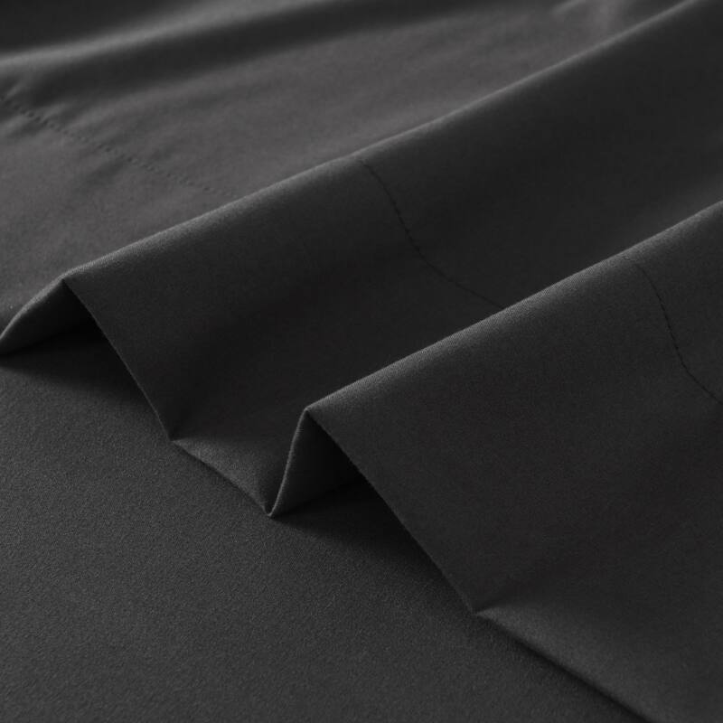 3/4 Pcs Soft Solid & Embroidery Bed Sheets Set