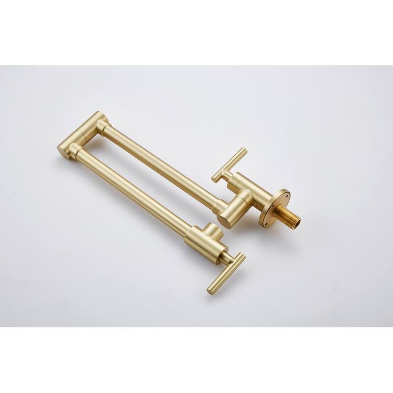 Anmytek Wall Mount Folding Pot Filler Faucet for Kitchen