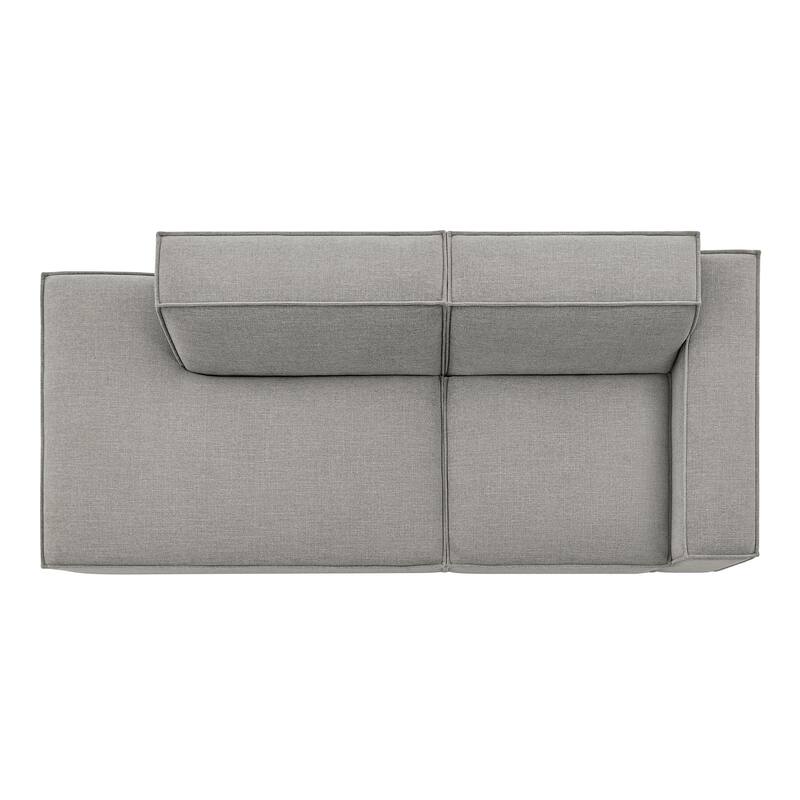 Restore 2-Piece Performance Fabric Upholstered Modular Loveseat