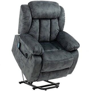 Soft Multifunctional Power Lift Heated Recliner Single Sofa Chair with Vibration Massage