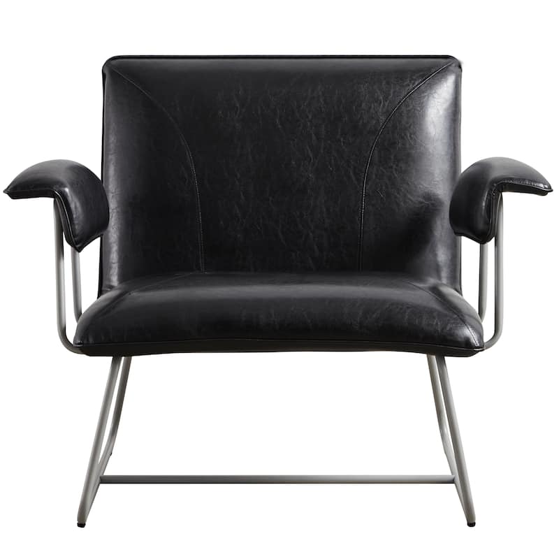 Corvus Deborah Bonded Leather Lounge Arm Chair