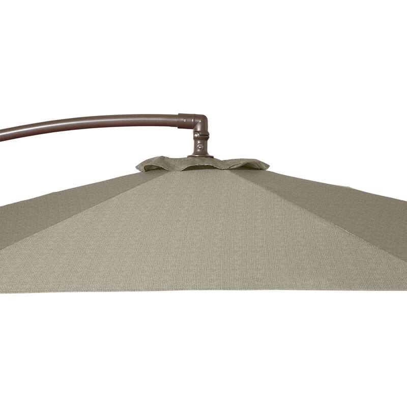 Duck Covers Weekend 10 Feet Patio Cantilever Umbrella, Base Included
