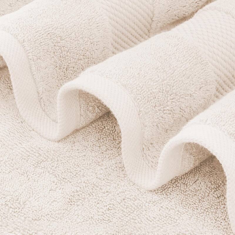 Delara Organic Cotton Feather Touch Quick Dry 650 GSM Hand Towel, 20"X30"
