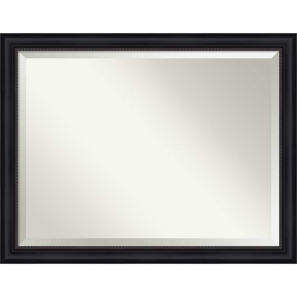 Beveled Wall Mirror - Astor Black Frame