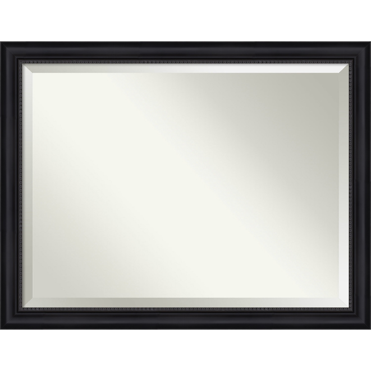 Beveled Wall Mirror - Astor Black Frame