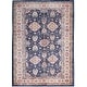 preview thumbnail 16 of 30, Nourison Fulton Indoor only Persian Area Rug 5' x 7' - Navy - Rectangle