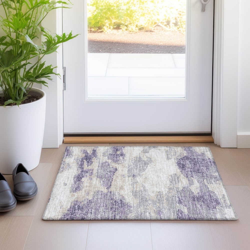 Premium Washable Super Soft Abstract Camo Mayfield Rug