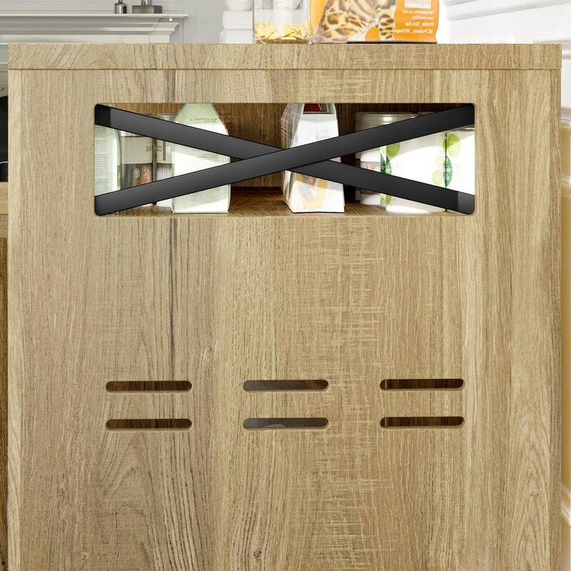 Cat Litter Box Enclosure for Two Cats, Double Hidden Cat Washroom Furniture for Indoor Use