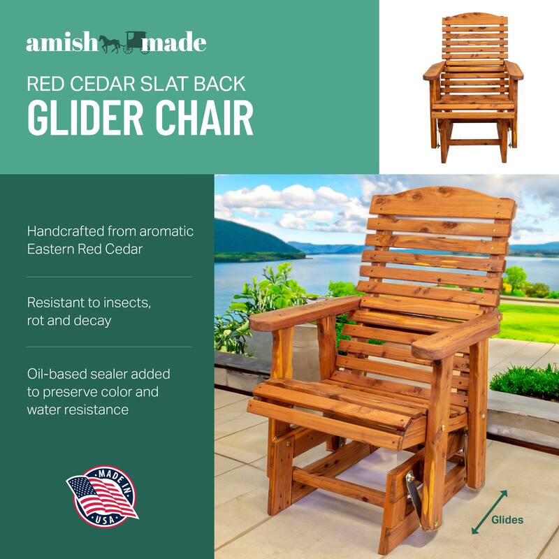 American Furniture Classic Slat Back Glider
