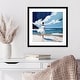 preview thumbnail 6 of 16, Woman Walking On the Beach by Elena Avanesova Wood Framed Wall Art Print