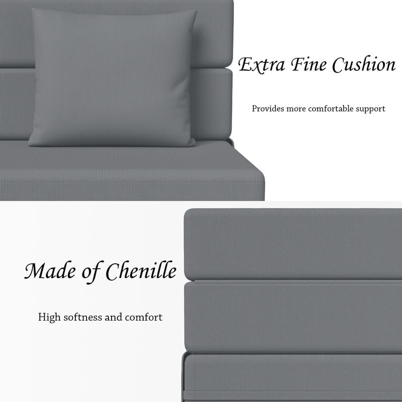 Convertible Compression Corduroy Sectional Sofa (Set of 2)