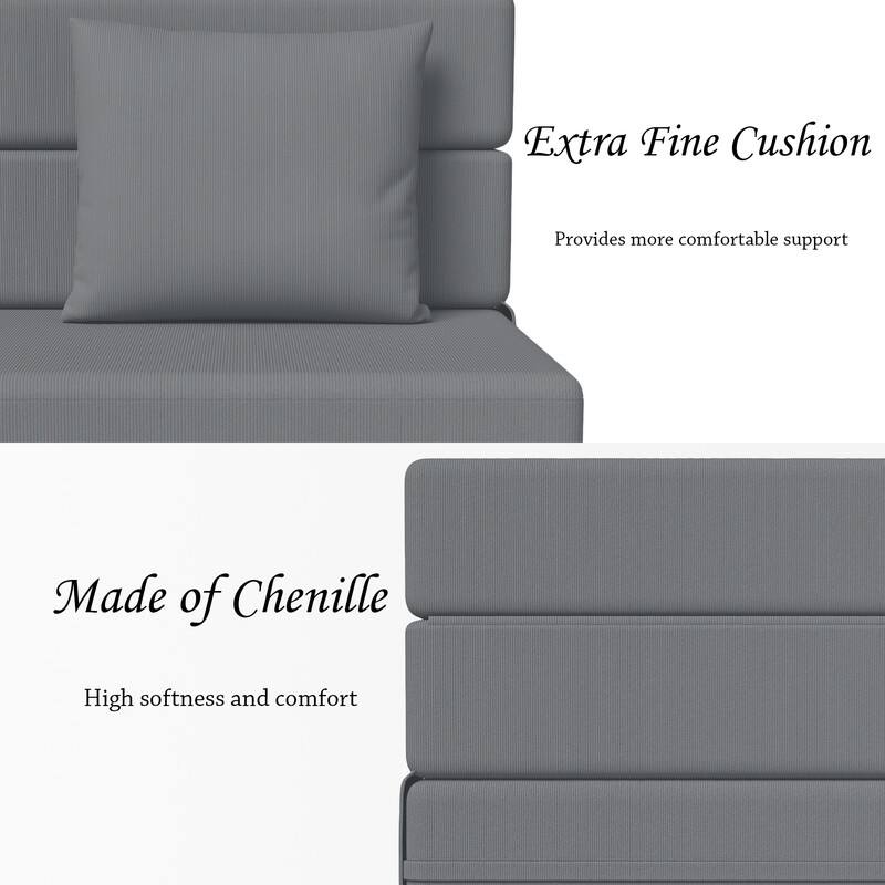Convertible Compression Corduroy Sectional Sofa