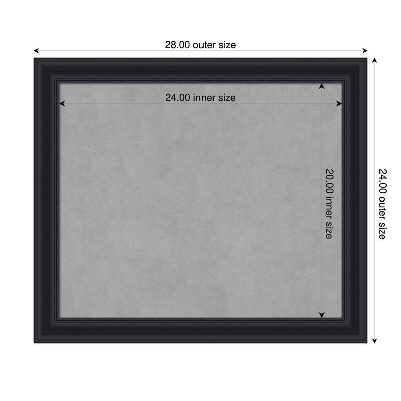 Amanti Art Dalat Black Framed - 28 x 24 in - Dalat Black