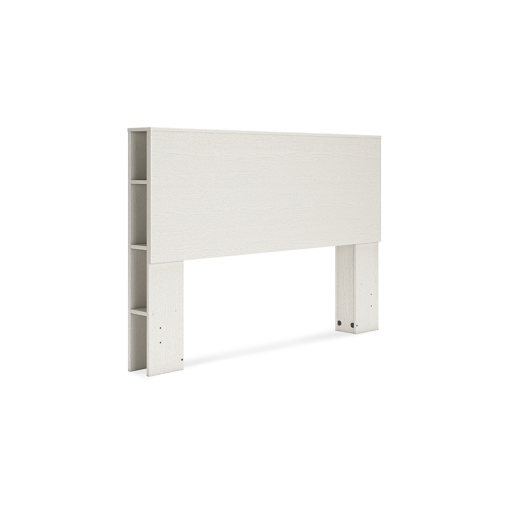 Signature Design by Ashley Aprilyn White Bookcase Headboard
