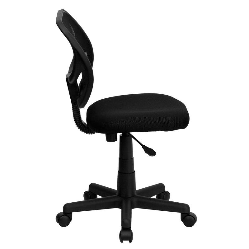 Low Curved Back Mesh Swivel Task Office Chair