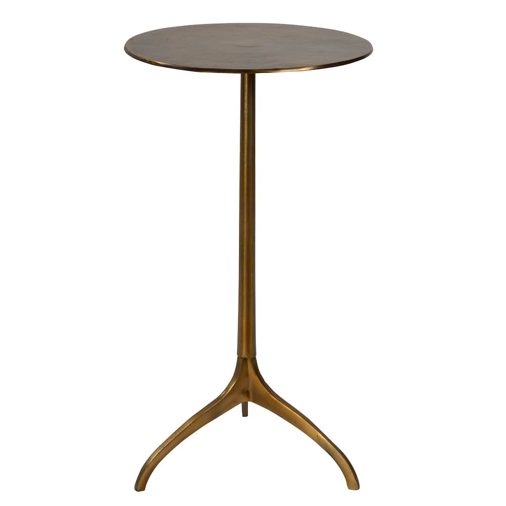 Uttermost Beacon Antique Gold Accent Table