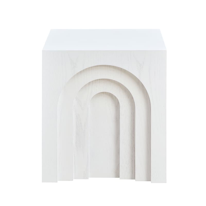 15.74'' Square Side Table Small Coffee Table Accent Table Bedside Table for Living Room Bedroom