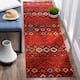 SAFAVIEH Amsterdam Bridget Moroccan Boho Rug - 2'3" x 20' Runner - Terracotta/Multi